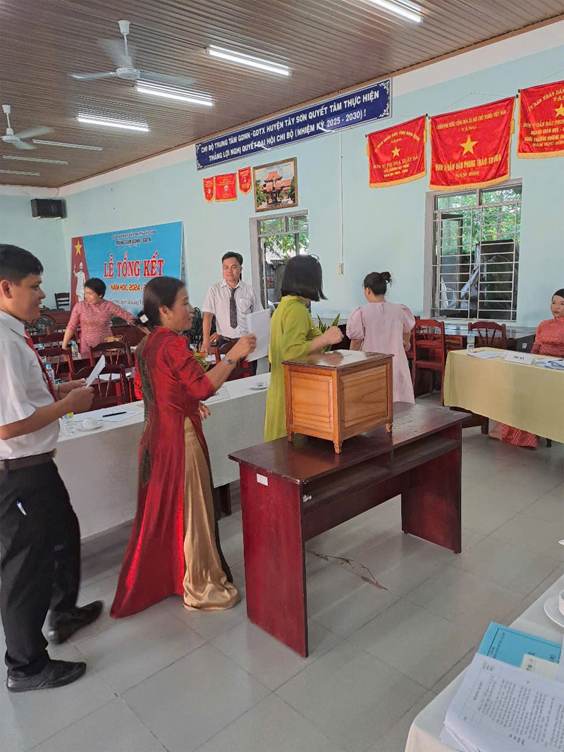 Một số hình ảnh về bầu cử Chi ủy, Bí thư và Phó bí thư
